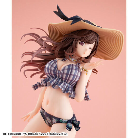 大胆ボディに可愛いチェック柄の水着が惹かれる…！『シャニマス』より「月岡恋鐘」がゲーム内イラストをモチーフに立体化