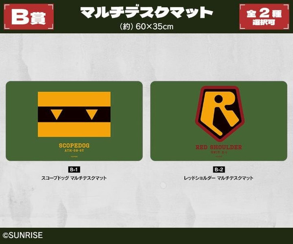 「『装甲騎兵ボトムズ』オンラインくじ」B賞 マルチデスクマット（C）SUNRISE