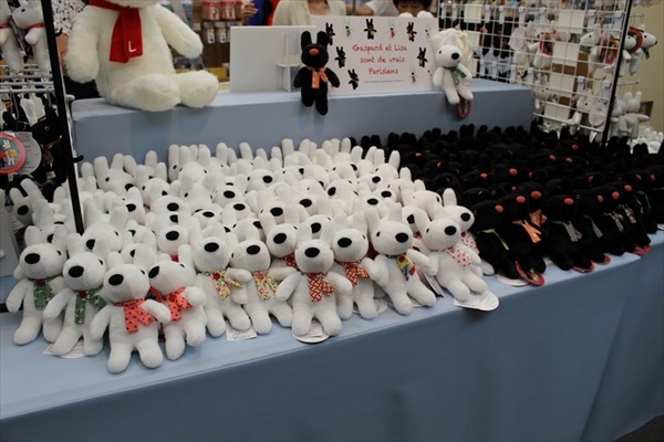 *掲載された写真は内覧会のため特別撮影したものです。会場では撮影できません。『リサとガスパール』(C) 2015 Anne Gutman & Georg Hallensleben / Hachette Livre