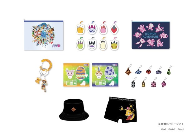 「アニメ25周年記念 デジモンアドベンチャー展」イベントグッズ(c)H・T (c)H・F・T (c)H・AP