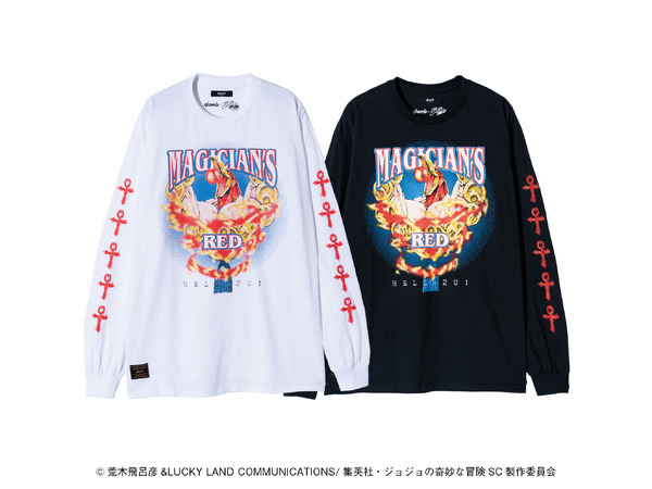 Magician's Red Long Sleeves T-shirt（C）荒木飛呂彦&LUCKY LAND COMMUNICATIONS/集英社・ジョジョの奇妙な冒険 SC 製作委員会