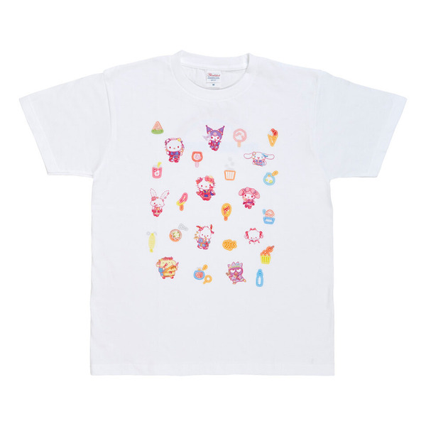 「ピューロランドネオナツマツリ Tシャツ」（C）2024 SANRIO CO., LTD. TOKYO, JAPAN 　著作 株式会社サンリオ