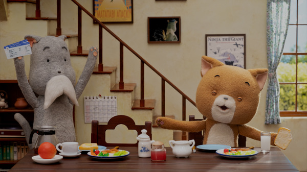 『こまねこのかいがいりょこう』場面写真（C）dwarf