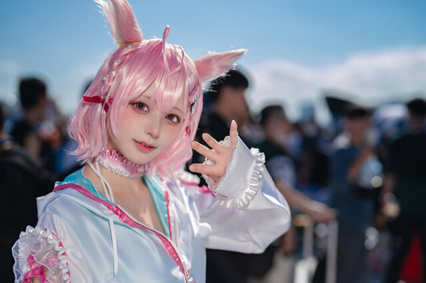 博衣こより「ホロライブ」／月海つくね（X：@XaiabP）、撮影：tama（X：@tama_0811_）