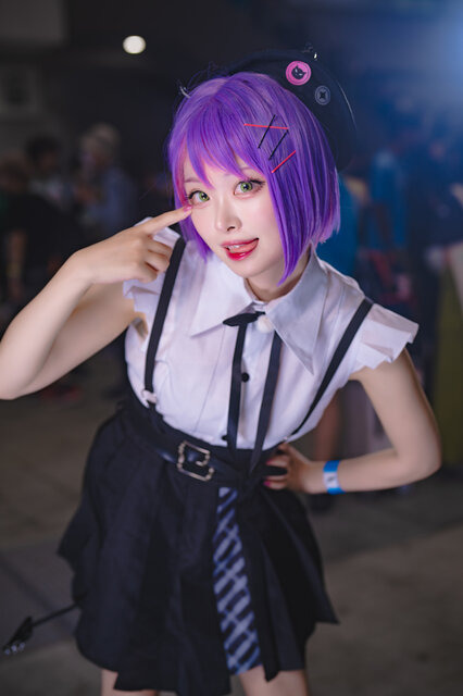 常闇トワ「ホロライブ」／碧宝はての（X：@hateno_cos）、撮影：山颪ヒア（X：@fotomachen）