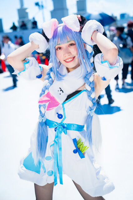 兎田ぺこら「ホロライブ」／月詠乃愛（X：@tukuyomi1220）、撮影：Jon（X：@Jon1569）