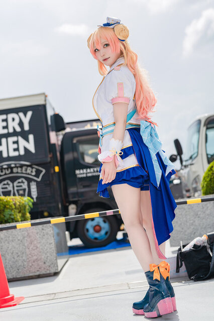 桃鈴ねね「ホロライブ」／みりん（X：@ilyu_rw）、撮影：tama（X：@tama_0811_）