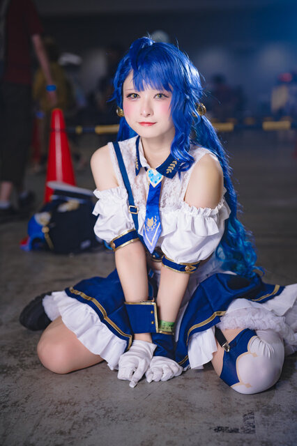 天宮こころ(軍服メイド)「にじさんじ」／ゆずみ（X：@A_kR_9）、撮影：山颪ヒア（X：@fotomachen）