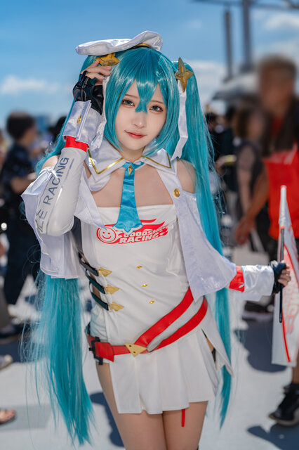 初音ミク／うりん（X：@urin_taso）、撮影：tama（X：@tama_0811_）