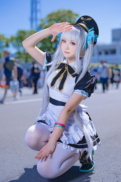 神楽めあ「VTuber」／Yuki亭（X：@teyi0214）、撮影：山颪ヒア（X：@fotomachen）