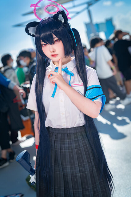 セリカ『ブルーアーカイブ』／えびせんべい（X：@ebisen_bei_kosu）、撮影：Jon（X：@Jon1569）