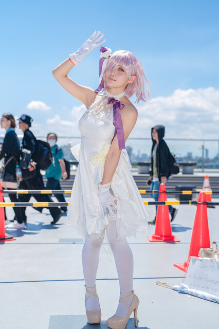 マシュ・キリエライト『Fate/Grand Order 』／密月（X：@himitunomituki）、撮影：tama（X：@tama_0811_）