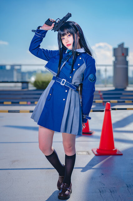 井ノ上たきな「リコリス・リコイル」／舞陽女（X：@may_xoxo15）、撮影：山颪ヒア（X：@fotomachen）