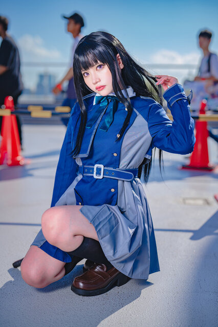 井ノ上たきな「リコリス・リコイル」／舞陽女（X：@may_xoxo15）、撮影：山颪ヒア（X：@fotomachen）