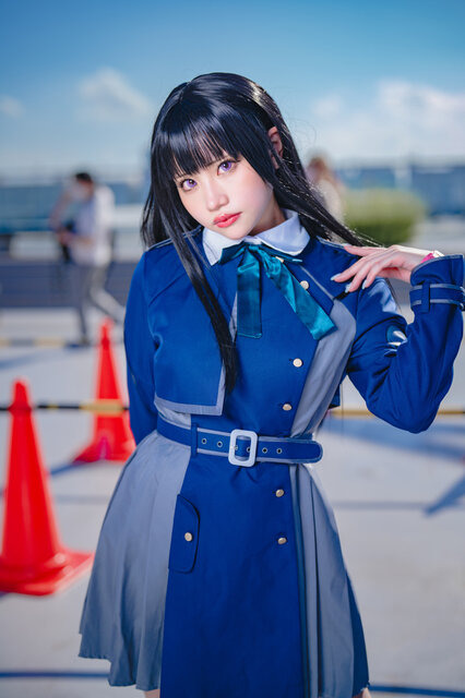 井ノ上たきな「リコリス・リコイル」／舞陽女（X：@may_xoxo15）、撮影：山颪ヒア（X：@fotomachen）