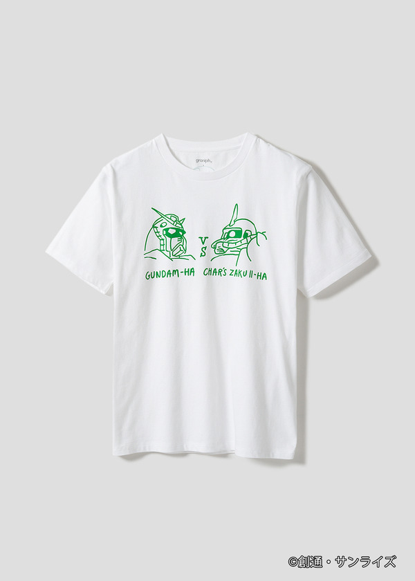 STRICT-Gとグラニフが初コラボ「ガンダムハシャアセンヨウザクハ｜Tシャツ」（C）創通・サンライズ