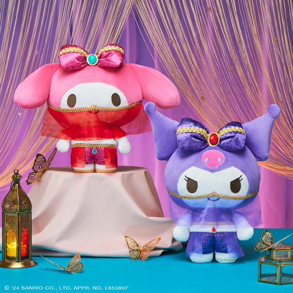 「ナムコdeハロウィン2024 ～アラビアンナイト ファンタジー～」BIGぬいぐるみ（全2種）（C）'24 SANRIO CO., LTD. APPR. NO. L653805