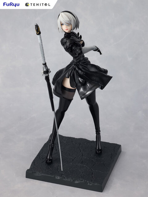 スラリと伸びた美脚に見惚れる！アニメ『NieR:Automata』より「2B」「9S」がフィギュア化―ゴーグルを外して素顔も楽しめる