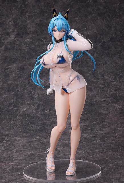 なんという透け透け感…！『勝利の女神：NIKKE』から「ヘルム」が水着姿でフィギュア化―透明素材をフル活用した逸品