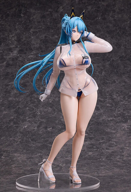 なんという透け透け感…！『勝利の女神：NIKKE』から「ヘルム」が水着姿でフィギュア化―透明素材をフル活用した逸品