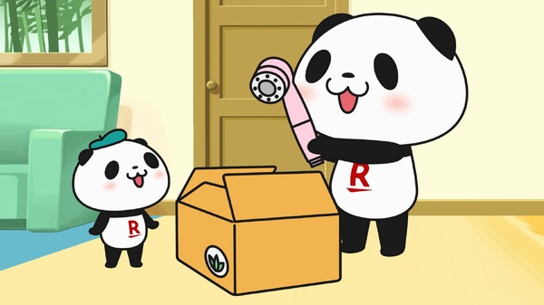 『お買いものパンダ！』CM場面カット（C）Rakuten／お買いものパンダ！