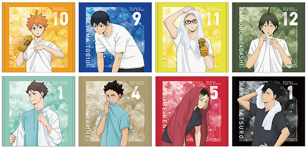 「ハイキュー!! オータムフェア in アニメイト」ハンドタオル（C）古舘春一／集英社・「ハイキュー!!」製作委員会