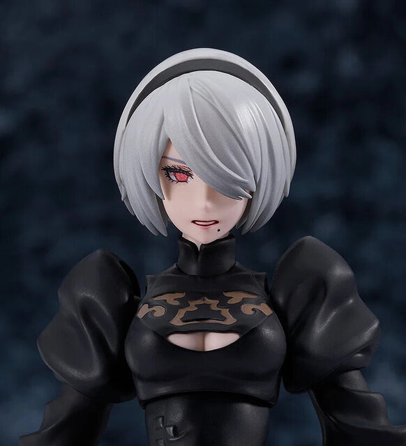 この太もも動かせるぞ！「NieR:Automata Ver1.1a」より「2B」がfigma化―ディスプレイを盛り上げる「ポッド０４２」「白の契約」なども付属