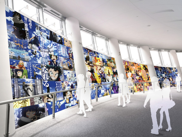 「『僕のヒーローアカデミア』×東京スカイツリー」天望回廊 フロア450 スロープ「君もヒーローになりたいか」