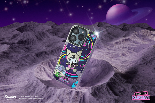 サンリオキャラクターズ『クロミ | CASETiFY』コレクションより「Kuromi Astro Voyage Case（ミラーケース）」（C）2024 SANRIO CO., LTD.