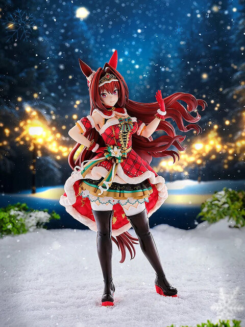 イルミネーションの中で“1番”キレイ！『ウマ娘』よりクリスマス勝負服の「ダイワスカーレット」フィギュアが予約受付開始