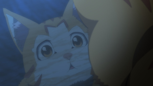 『Sランクモンスターの《ベヒーモス》だけど猫と間違われてエルフ娘の騎士（ペット）として暮らしてます』第1話先行カット（C）東雲太郎・銀翼のぞみ・夜ノみつき／白泉社／ベヒ猫製作委員会