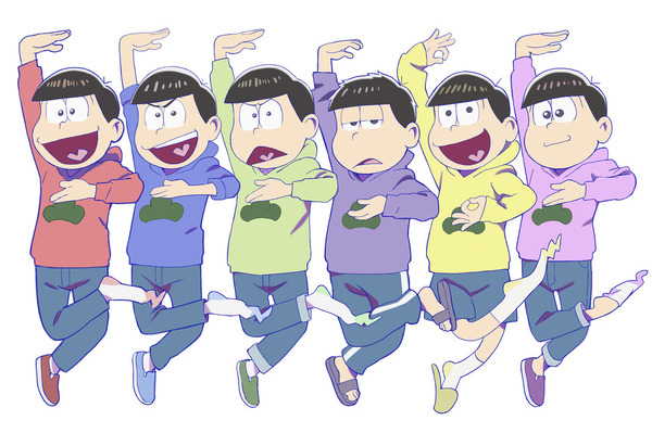 アニメ『おそ松さん』ビジュアル（C）赤塚不二夫／おそ松さん製作委員会