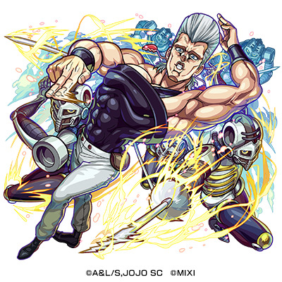 光属性　★6　不屈の闘志 ジャン・ピエール・ポルナレフ（獣神化・改）CV：小松史法