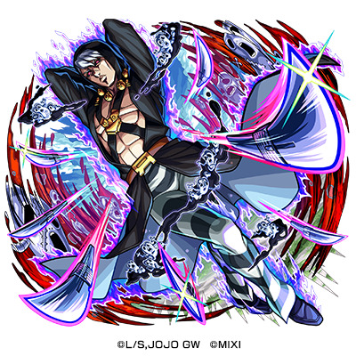 闇属性　★6　暗殺者チームのリーダー リゾット・ネエロ（進化）CV：藤真秀