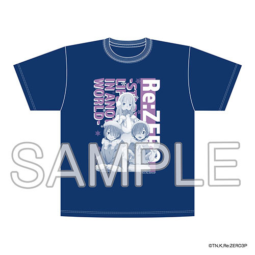 「Re:ゼロから始める異世界生活」Tシャツ Winter ver. XL/XXL