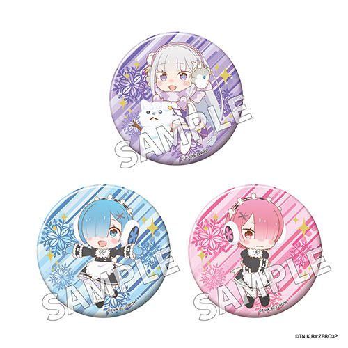 「Re:ゼロから始める異世界生活」ミニキャラ きらきら缶バッジセット Winter ver.