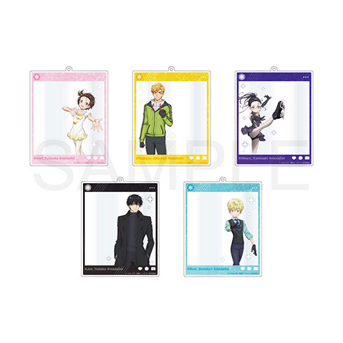 メダリスト トレーディングSNS風アクリルカードキーホルダー Winter ver.