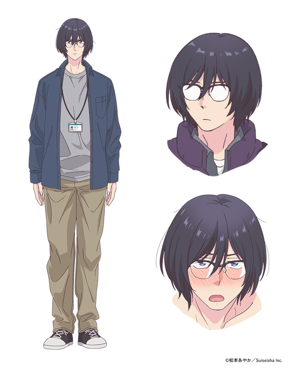 TVアニメ『やたらやらしい深見くん』深見悠（C）松本あやか／Suiseisha Inc.