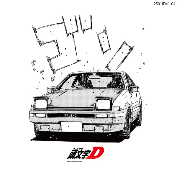 『頭文字D』AE86 の半袖Tシャツ