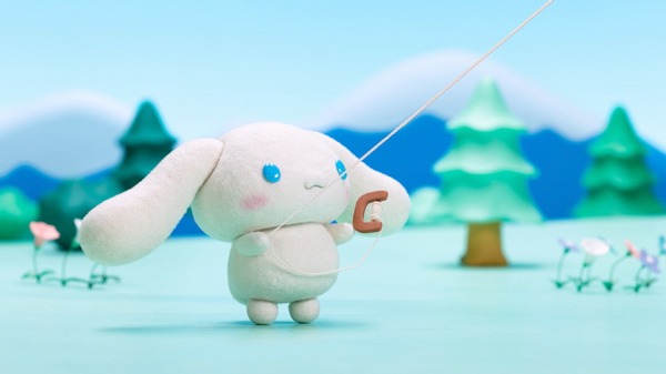 ストップモーションアニメ「Let’s Roll, Cinnamoroll!」場面カット