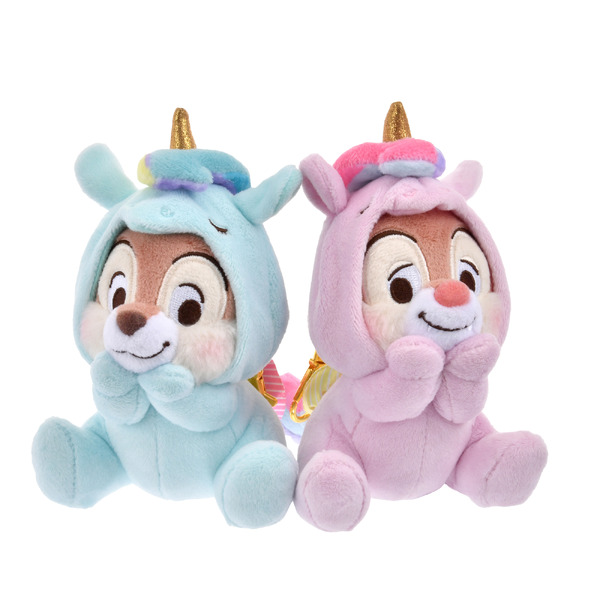 ディズニーストア「チップ＆デール ぬいぐるみキーチェーン CHIP ‘N DALE COLLECTION」（C）Disney