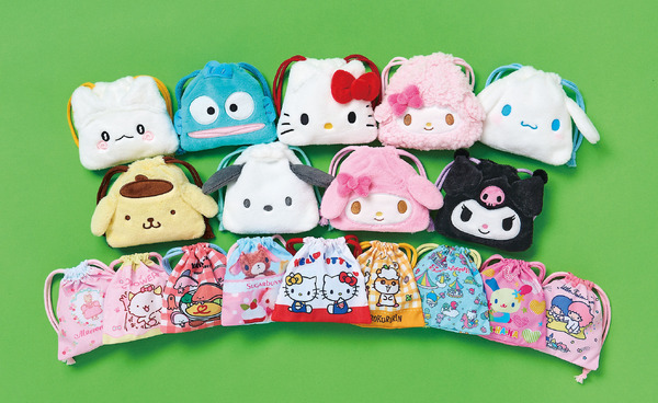 2025サンリオキャラクター大賞グッズ「えらんでミニ巾着」（C）2025 SANRIO CO.,LTD.（C）2025 JMA Co.,Ltd.