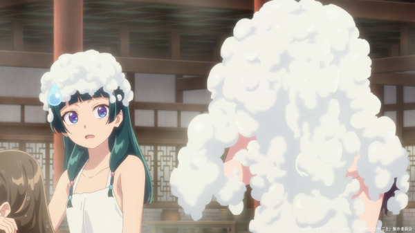 『薬屋のひとりごと』第37話「湯殿」先行場面カット