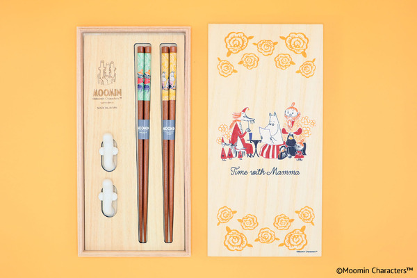 Time with Mamma 木箱入りペア箸セット