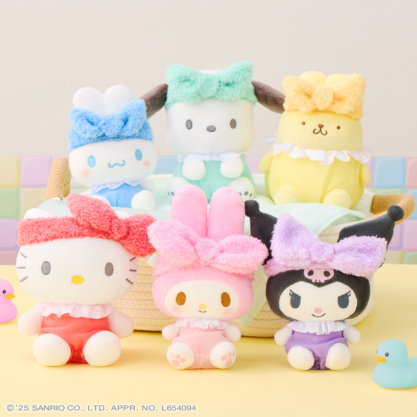 「ナムコで推し色！～カラフルバスタイム～」ぬいぐるみ（C）'25 SANRIO CO., LTD. APPR. NO. L654094（C）Bandai Namco Amusement Inc.