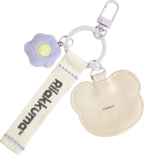 「リラックマ『BASIC RILAKKUMA Flower』ワッペンキーホルダー リラックマ」（C）2025 SAN-X CO., LTD. ALL RIGHTS RESERVED.