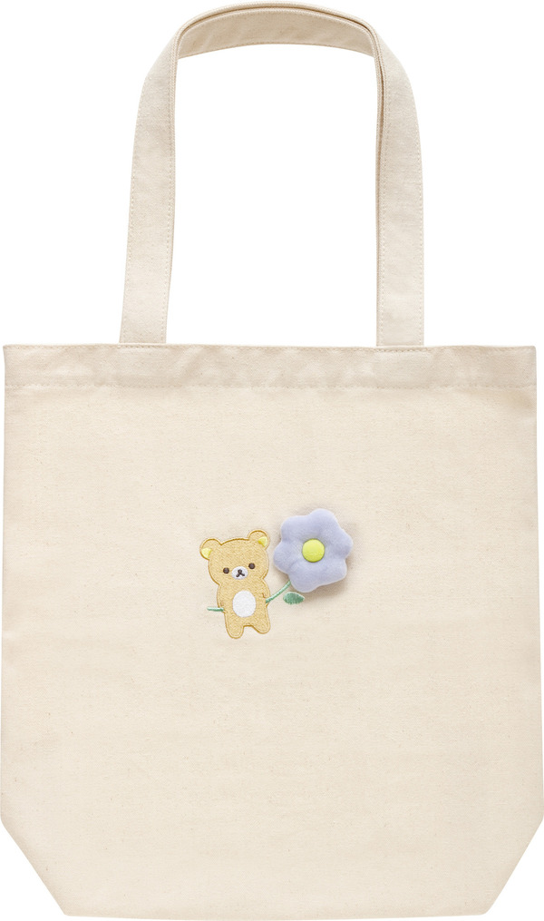 「リラックマ『BASIC RILAKKUMA Flower』トートバッグ」（C）2025 SAN-X CO., LTD. ALL RIGHTS RESERVED.