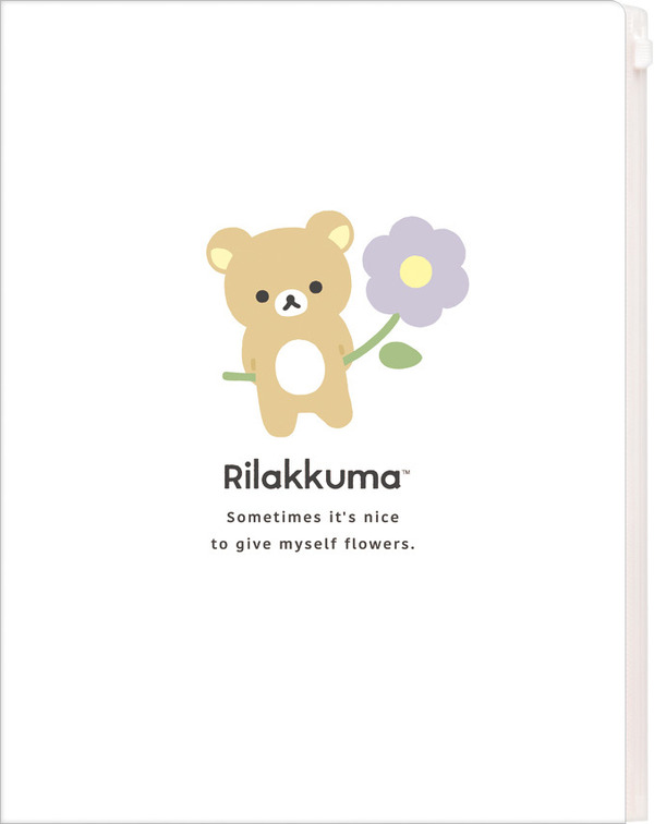「リラックマ『BASIC RILAKKUMA Flower』クリアホルダー （6+1ポケット）」（C）2025 SAN-X CO., LTD. ALL RIGHTS RESERVED.