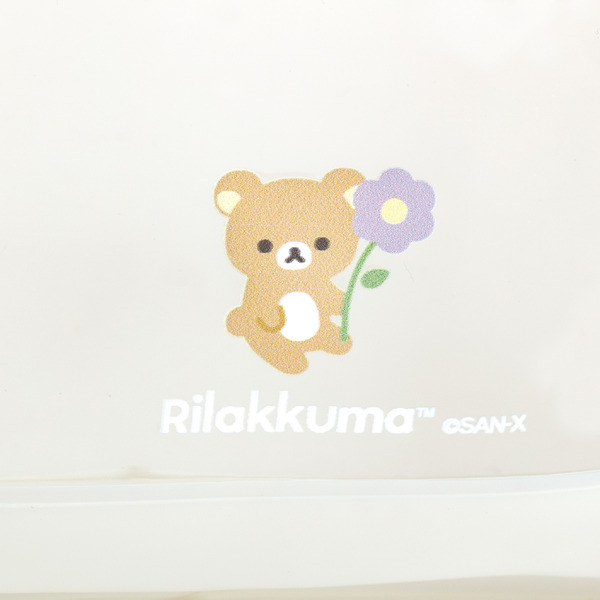 「リラックマ『BASIC RILAKKUMA Flower』ボトルポーチセット リラックマ」（C）2025 SAN-X CO., LTD. ALL RIGHTS RESERVED.