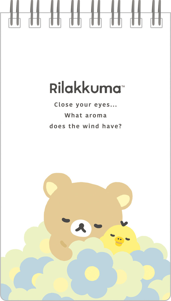 「リラックマ『BASIC RILAKKUMA Flower』ロングSPメモ リラックマ＆キイロイトリ」（C）2025 SAN-X CO., LTD. ALL RIGHTS RESERVED.